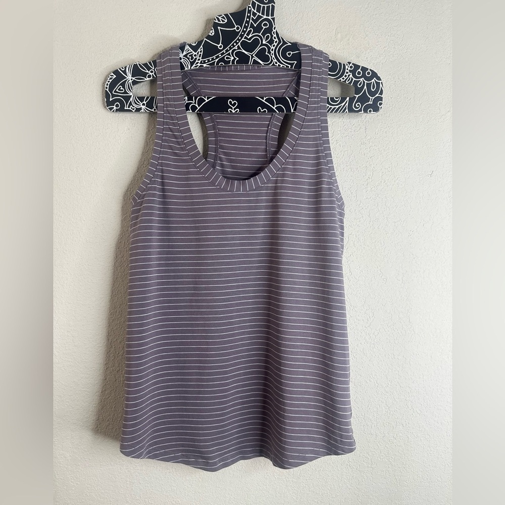 Lululemon love tank top lavender stripe